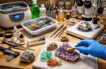 Equipment for Preparing Mineral Specimens at Home